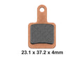 CFA391 - Klocki hamulcowe rowerowe (organiczne) EBC Brakes