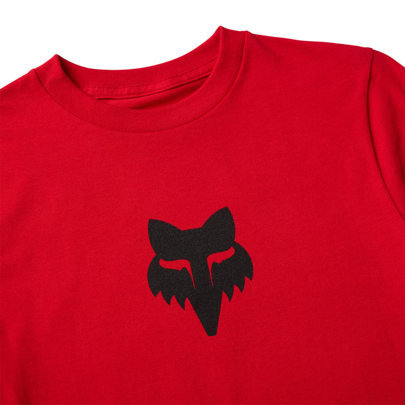T-SHIRT JUNIOR FOX HEAD TIBETAN RED