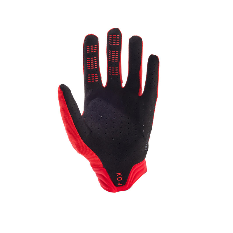 RĘKAWICE MOTOCYKLOWE FOX AIRLINE FLUO RED – zdjęcie 3