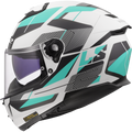 KASK LS2 FF808 STREAM II ROAD M. CYAN GREY-06