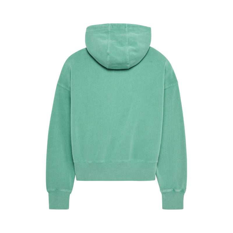 BLUZA Z KAPTUREM DAMSKA FOX WORDMARK OVERSIZED SPEARMINT