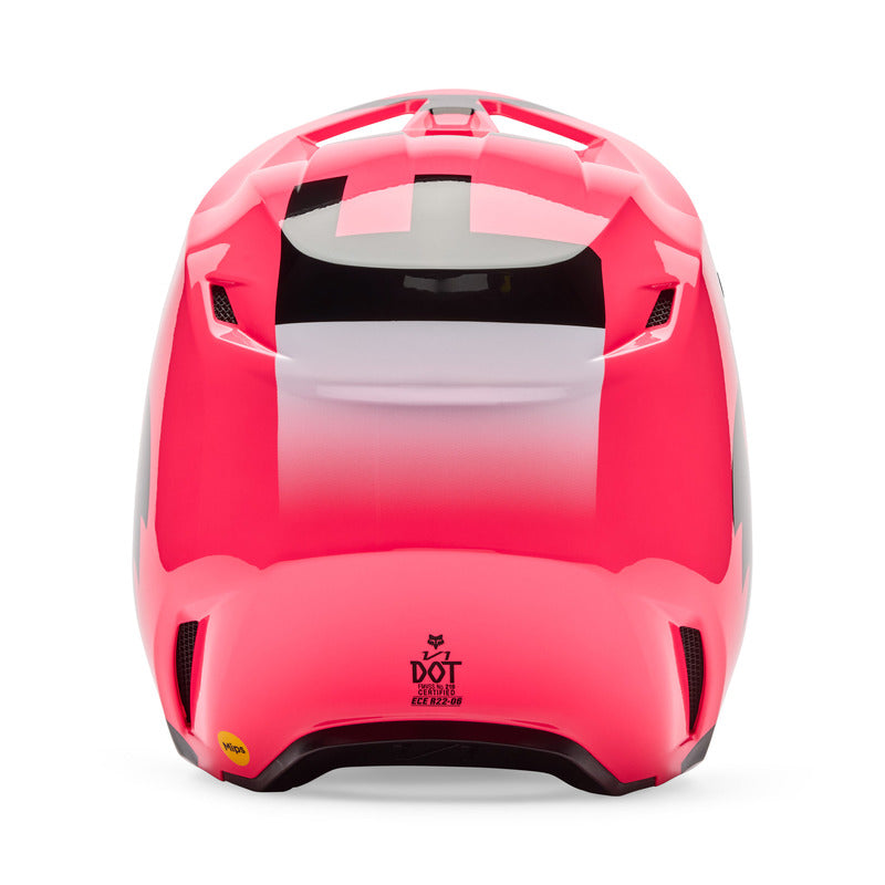 KASK MOTOCYKLOWY JUNIOR FOX V1 SHIELD PINK