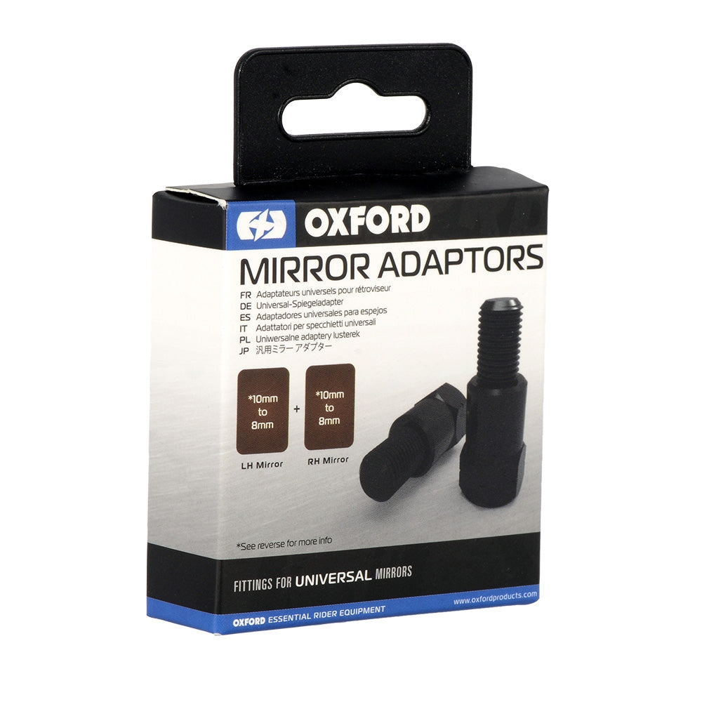 OXFORD ADAPTER DO LUSTEREK UNIWERSALNYCH REVERSE 10MM-8MM (8MM W LEWYM LUSTERKU - LEWY GWINT (2 SZT W ZESTAWIE) – zdjęcie 2