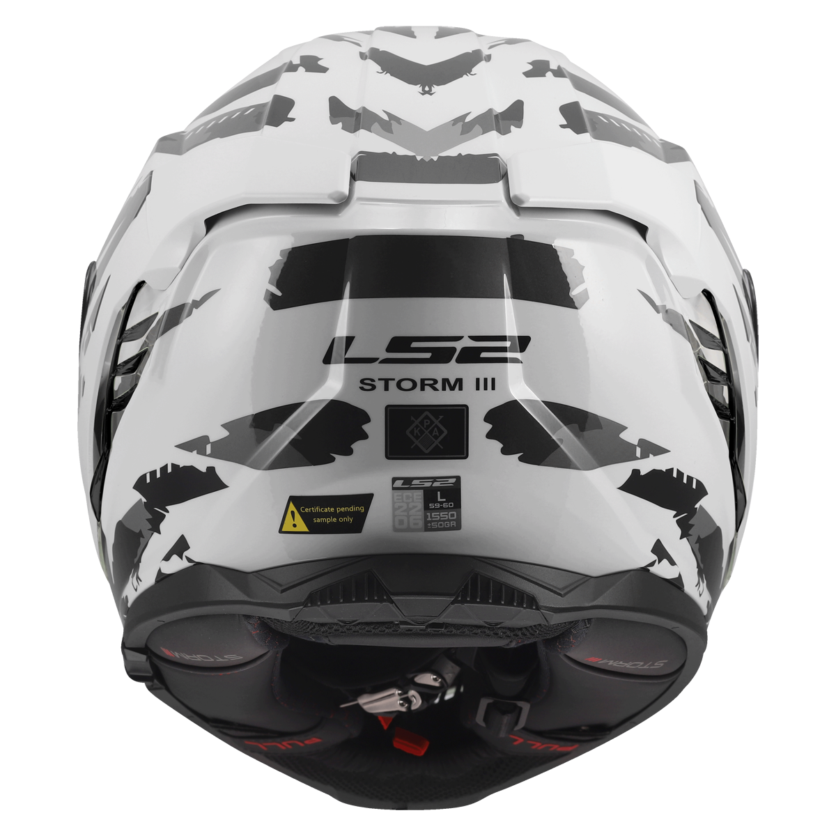 KASK LS2 FF818 STORM III KAOS WHITE GREY