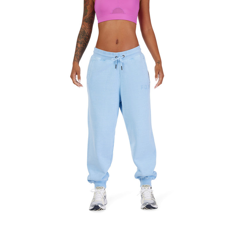 SPODNIE DAMSKIE FOX WORDMARK FLEECE JOGGER CASHMERE BLUE