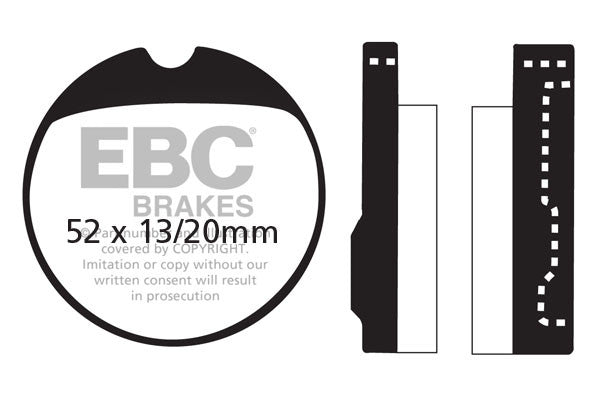 EBC Brakes Klocki hamulcowe EBC FA013 (kpl. na 1 tarcze)