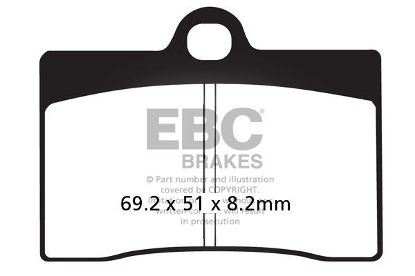 EBC Brakes Klocki hamulcowe EBC FA095HH wzmacniane (kpl. na 1 tarcze)
