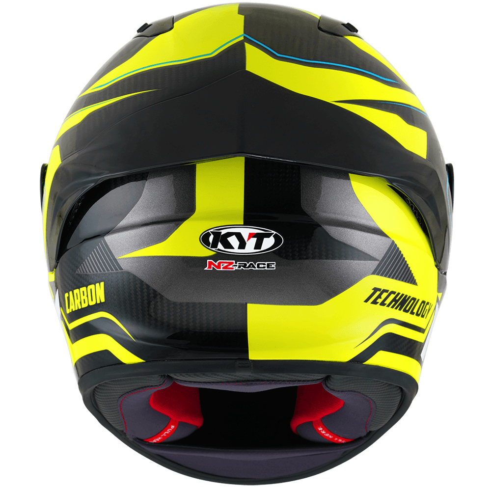 Kask Motocyklowy KYT NZ-RACE COMPETITION żółty – zdjęcie 6