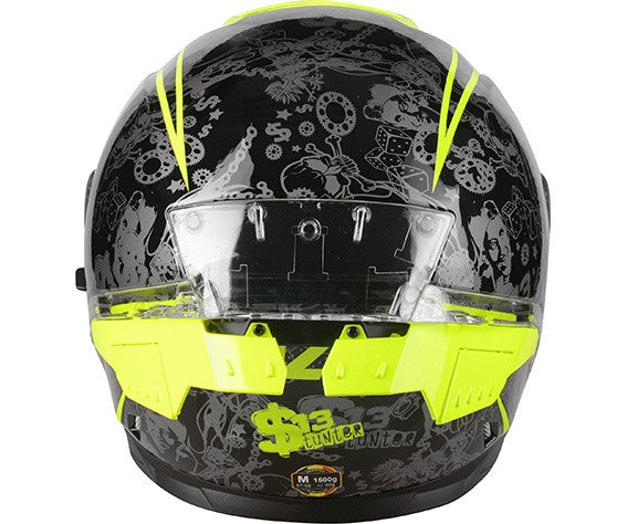 Kask Motocyklowy LAZER RAFALE SR $13 Original (kol. Czarny - Żółty Fluo)