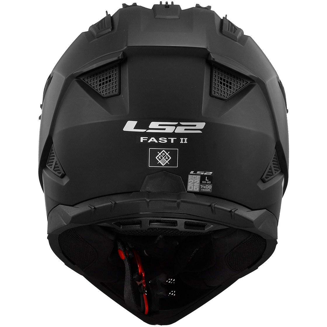 KASK LS2 MX708 FAST II SOLID MATT BLACK