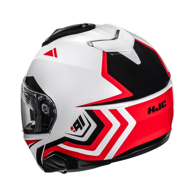 KASK MOTOCYKLOWY HJC I91 TRICUS WHITE RED