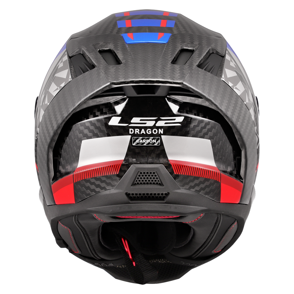 KASK LS2 FF807 DRAGON TRAX BLUE RED