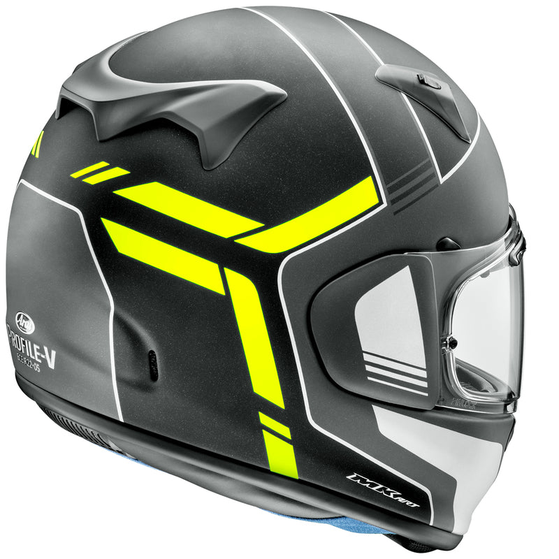 KASK MOTOCYKLOWY ARAI PROFILE-V TUBE FLUOR YELLOW S