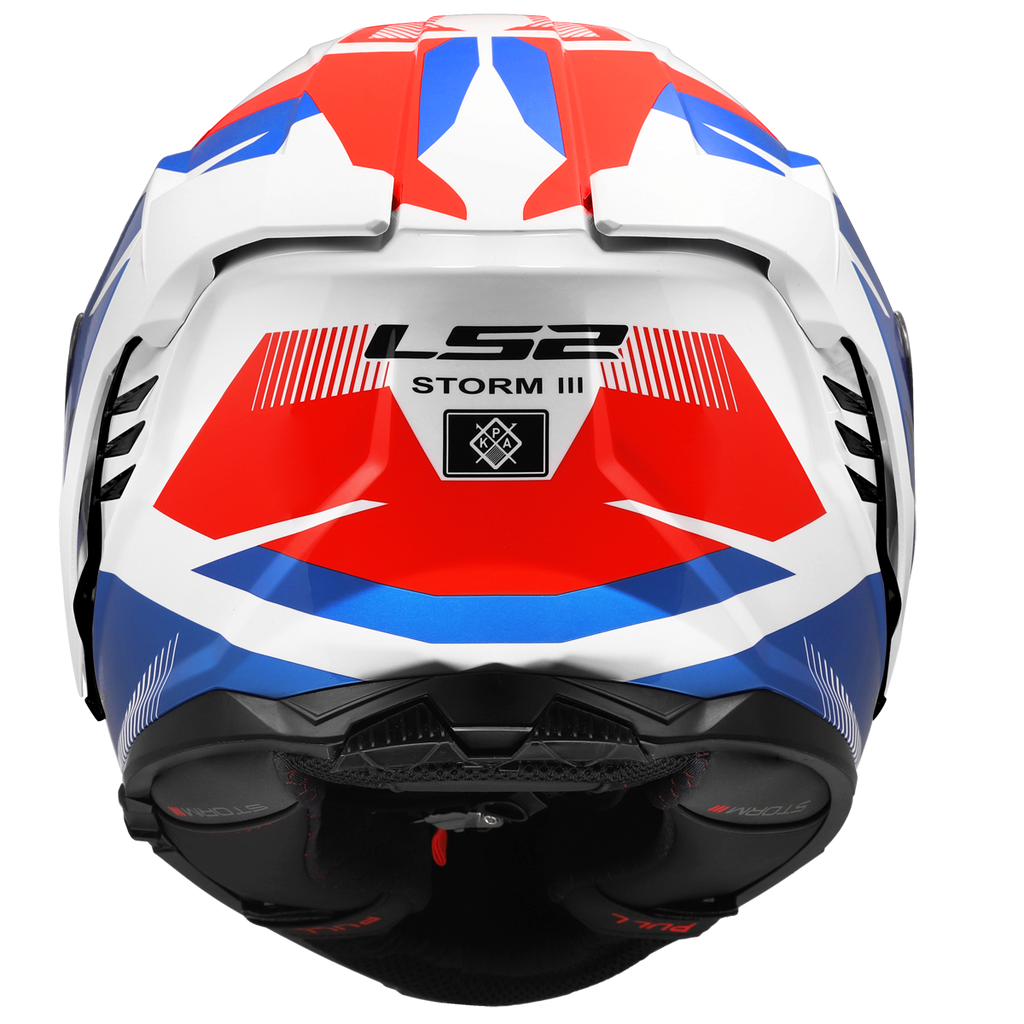 KASK LS2 FF818 STORM III KOMAI WHITE BLUE RED