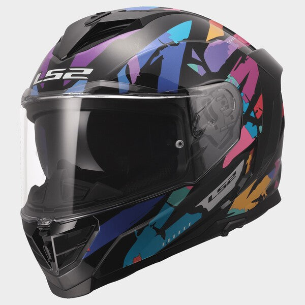 KASK LS2 FF818 STORM III KAOS BLACK PUR. BLUE