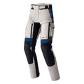 SPODNIE MOTOCYKLOWE TEKSTYLNE RST PRO SERIES ADVENTURE D3O SILVER BLUE S
