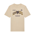T-SHIRT JUNIOR FOX IMAGE PRINT TAN