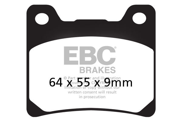 EBC Brakes Klocki hamulcowe EBC FA088HH wzmacniane (kpl. na 1 tarcze)