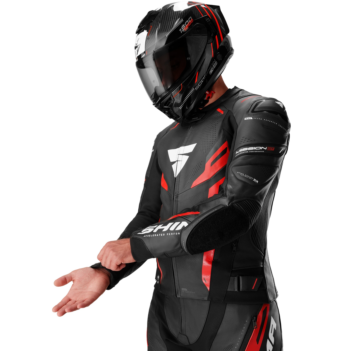 SHIMA MISSION ST MEN JKT G2 BLK/RED