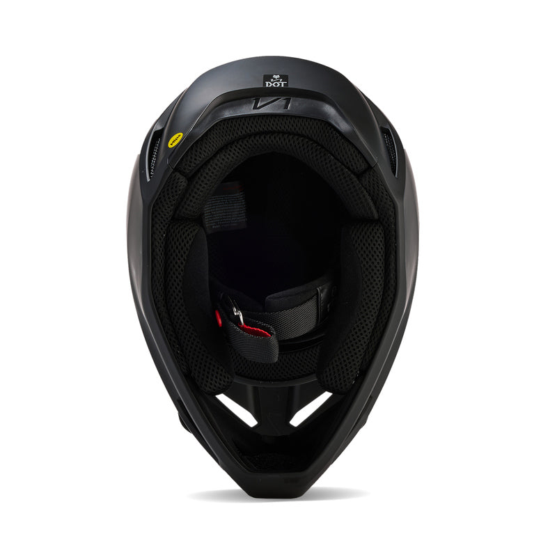 KASK MOTOCYKLOWY FOX V1 SOLID MATTE BLACK