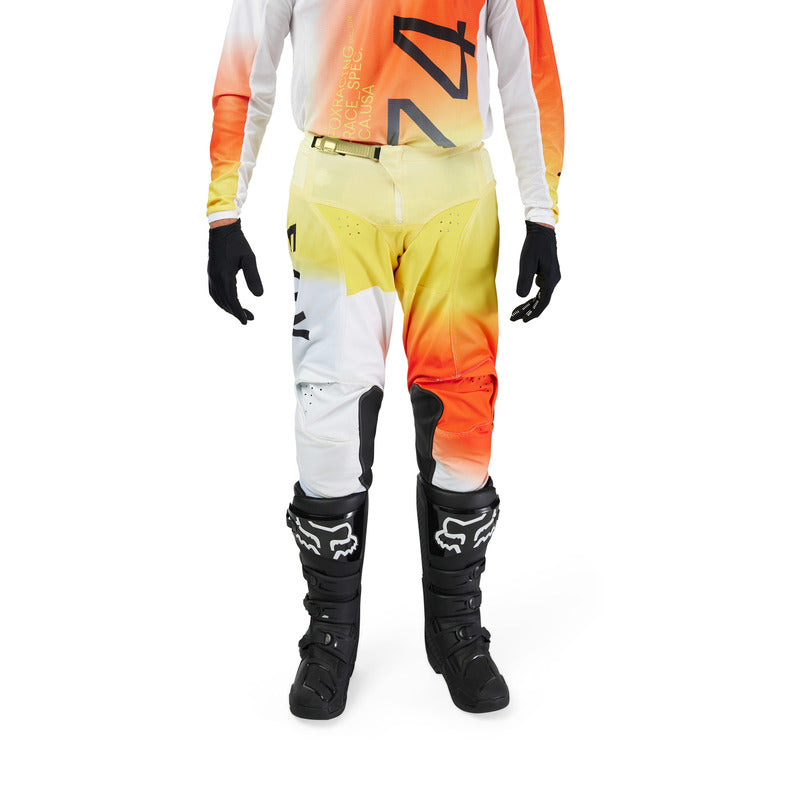 SPODNIE MOTOCYKLOWE FOX 180 AIR HAZE WHITE