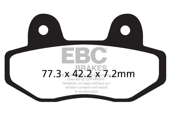 EBC Brakes Klocki hamulcowe EBC FA622R (kpl. na 1 tarcze)