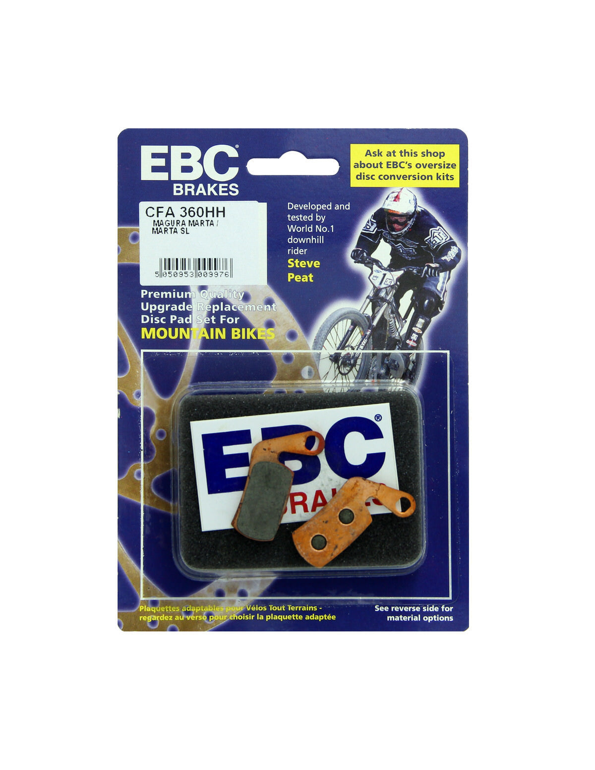 CFA360HH - Klocki hamulcowe rowerowe (spiekane) EBC Brakes