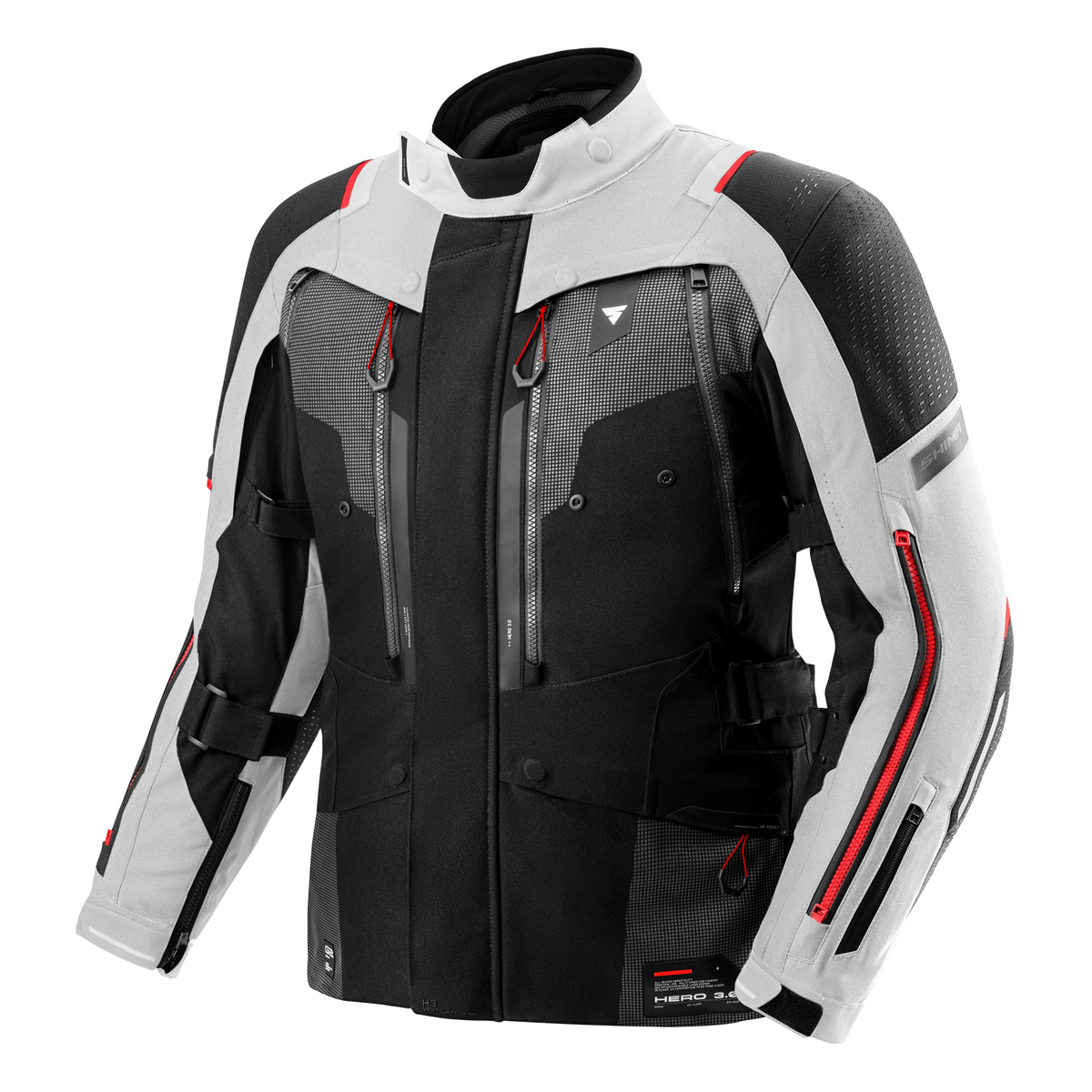 SHIMA HERO 3.0 MEN JKT G2 GREY/RED