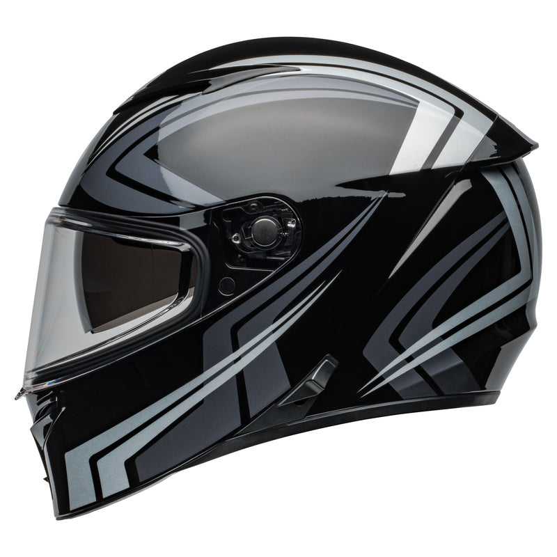 KASK MOTOCYKLOWY BELL LITHIUM ECE6 JETSTREAM BLACK SILVER