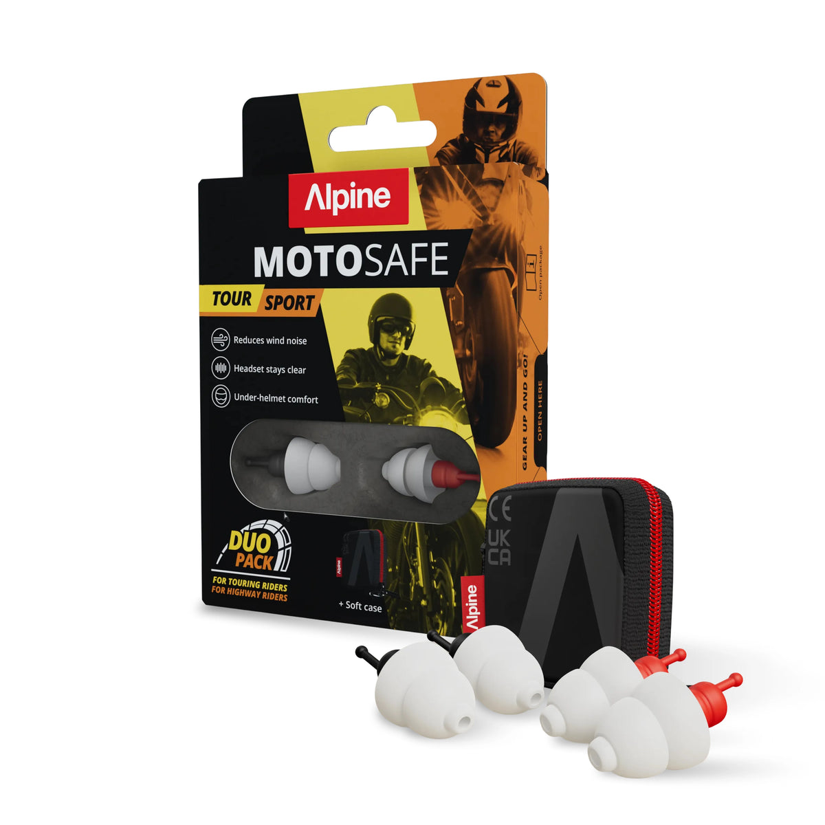 ALPINE zatyczki/stopery do uszu MotoSafe Duo