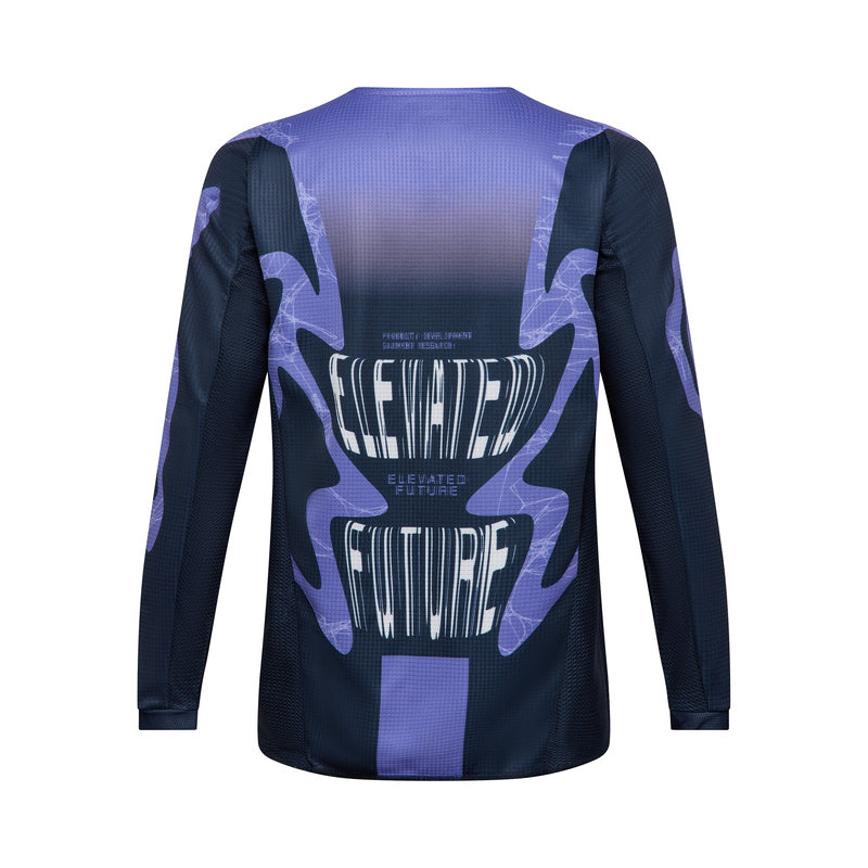 BLUZA MOTOCYKLOWA JUNIOR FOX 180 DIFFUSE SE BLUEBERRY
