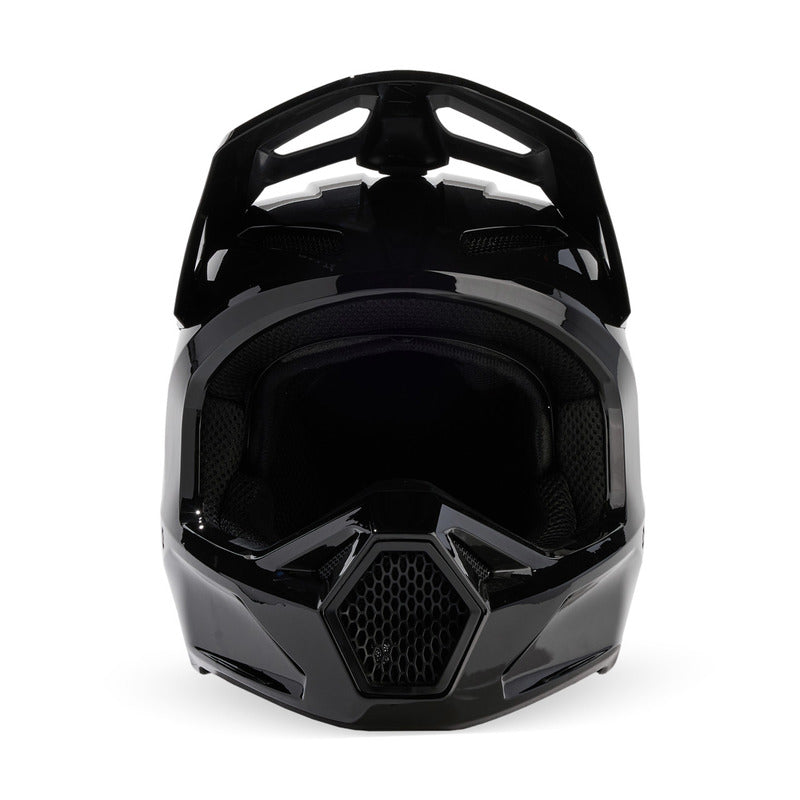 KASK MOTOCYKLOWY FOX V1 SOLID BLACK