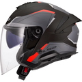 KASK LS2 OF618 VERSO II AIR BLACK RED