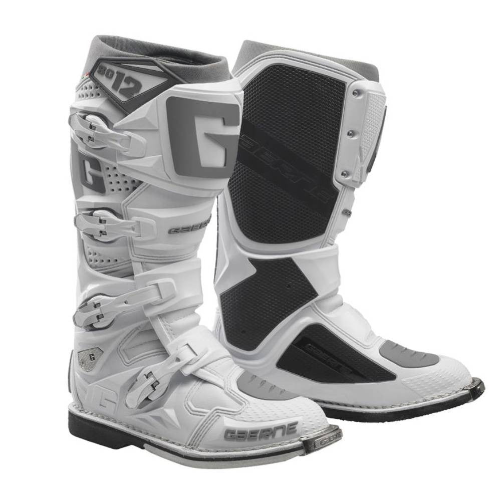 Buty motocyklowe GAERNE SG-12 CROSS białe