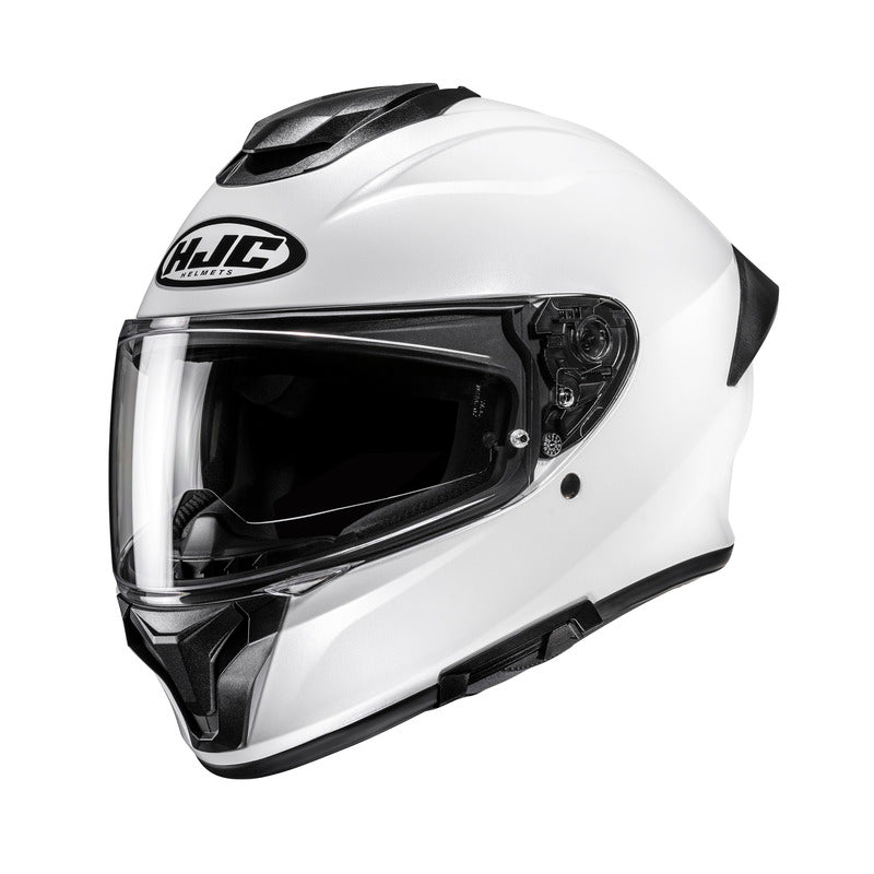 KASK MOTOCYKLOWY HJC C71 SOLID PEARL WHITE
