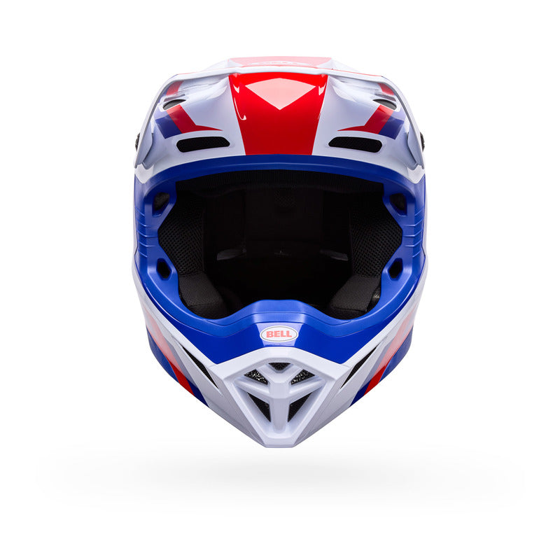 KASK MOTOCYKLOWY BELL MX-10 MIPS DYNO RED WHITE