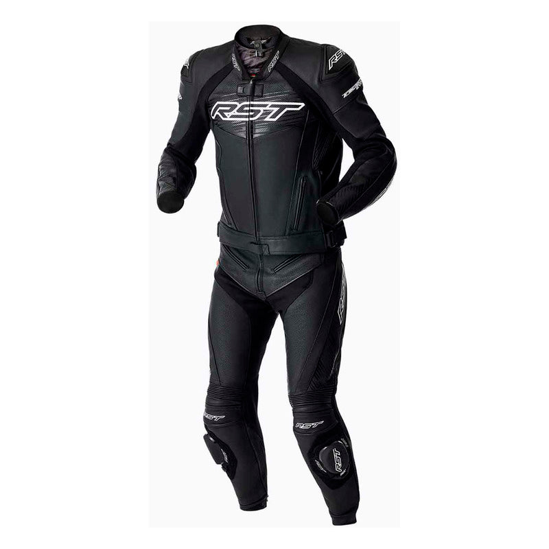 KURTKA MOTOCYKLOWA SKÓRZANA RST TRACTECH EVO D3O BLACK WHITE S