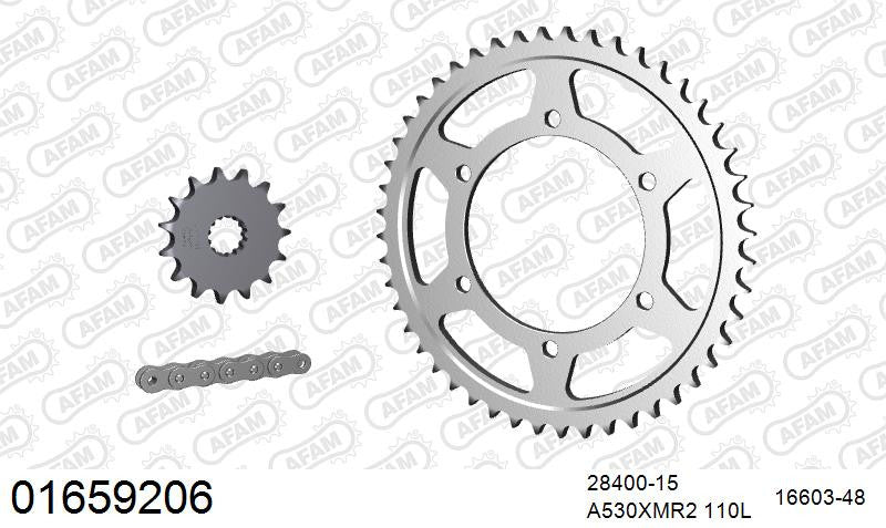 Zestaw napędowy AFAM do KAWASAKI ZZR 500 C1,C2,C3