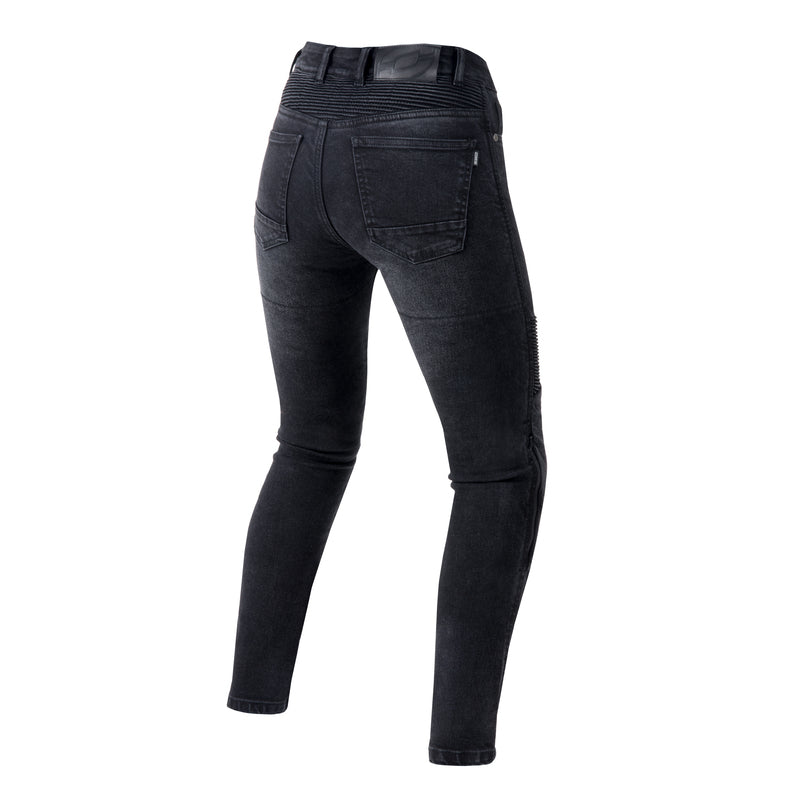 JEANSY MOTOCYKLOWE DAMSKIE OZONE AGNESS 2 WASHED BLACK