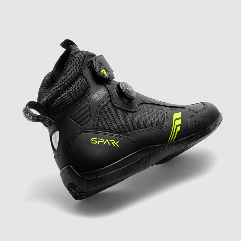 BUTY MOTOCYKLOWE REBELHORN SPARK 3 BLACK FLUO YELLOW
