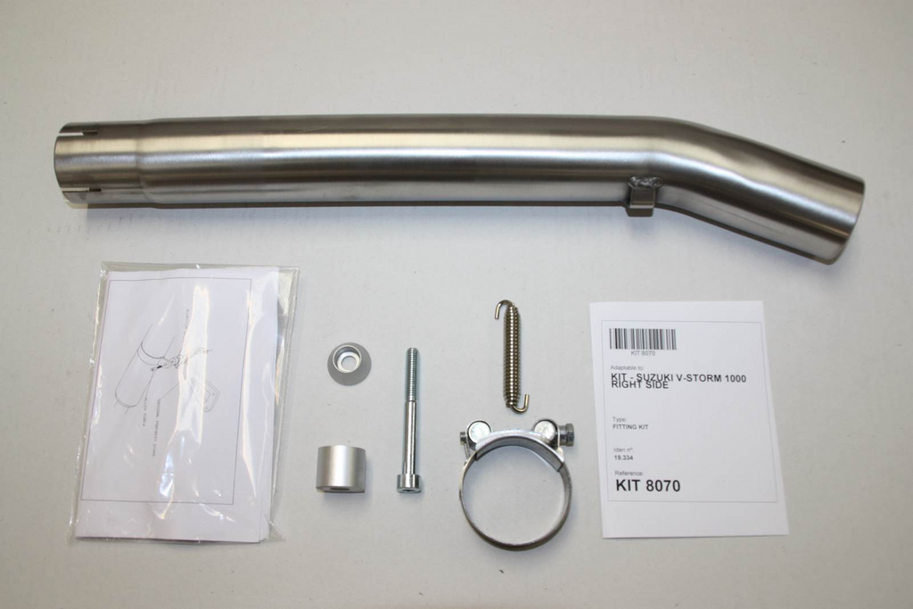 Tłumik prawy IXIL SUZUKI DL 1000 V-STROM 02-13 (WVBS) typ SOVE (waga: 3000g, długość: 423 mm.)