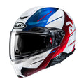 KASK MOTOCYKLOWY HJC RPHA91 BLAT BLACK WHITE BLUE