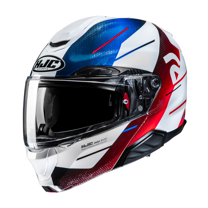 KASK MOTOCYKLOWY HJC RPHA91 BLAT BLACK WHITE BLUE