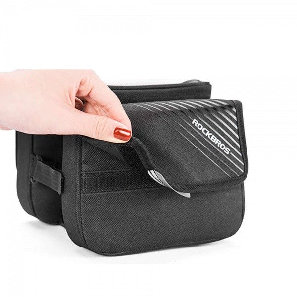 Sakwa, torba rowerowa na ramę z pokrowcem na telefon do 6,7" 1,5 L ROCKBROS 030-60BK