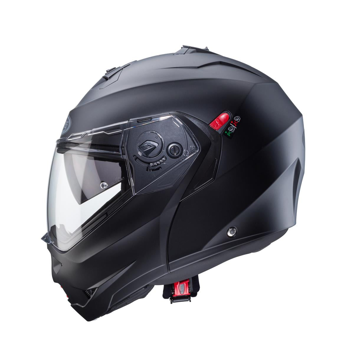 CABERG KASK SZCZĘKOWY FLIP-UP MODEL DUKE X SOLID KOLOR CZARNY MAT (PINLOCK W ZESTAWIE) – zdjęcie 3