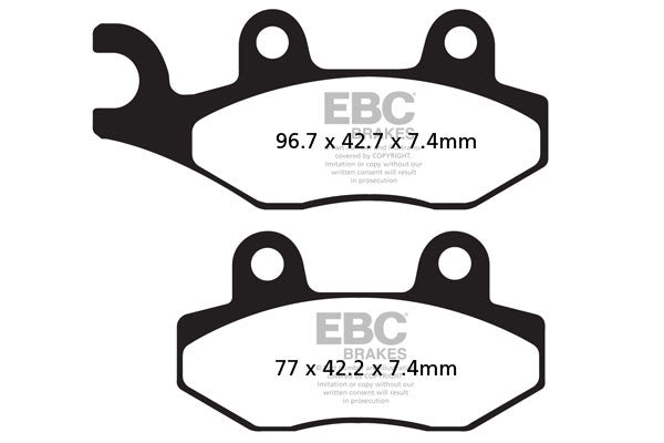 EBC Brakes Klocki hamulcowe EBC FA135TT (kpl. na 1 tarcze)
