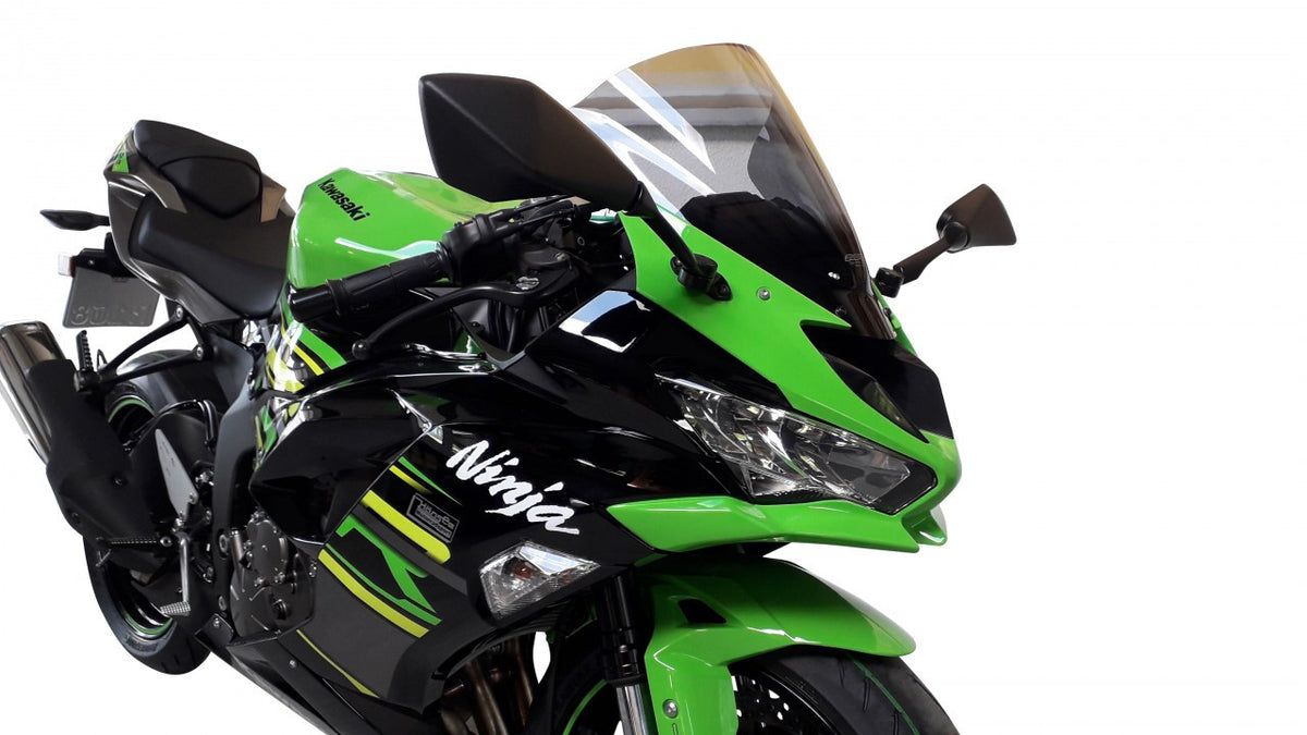 Szyba motocyklowa MRA KAWASAKI NINJA ZX 6 R 2019-2023, forma R, bezbarwna