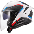 KASK LS2 OF618 VERSO II AIR WHITE BLUE RED