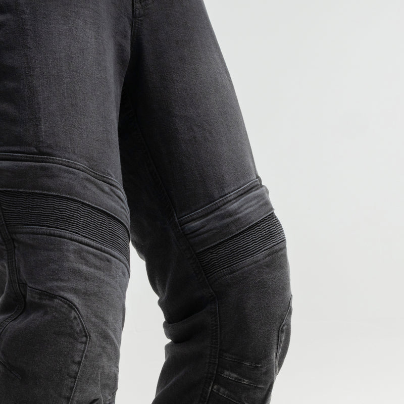JEANSY MOTOCYKLOWE BROGER MAVERICK WASHED BLACK