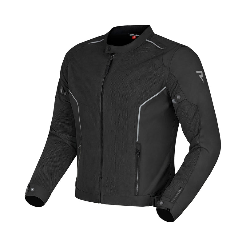 KURTKA MOTOCYKLOWA TEKSTYLNA REBELHORN WAVE BLACK